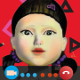 icon Squid game fake video call